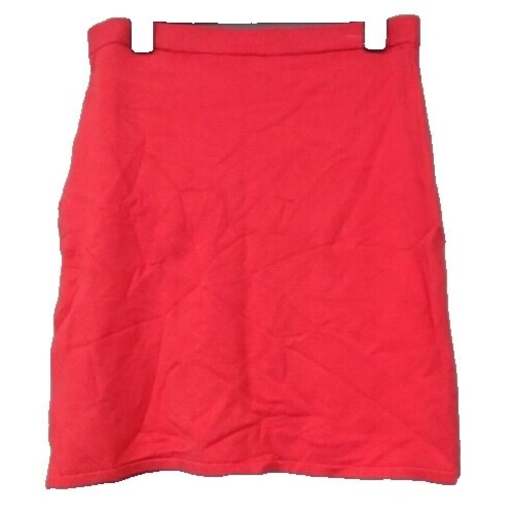 Carmen Carmen Marc Valvo Womens Mini Skirt Large Orange Pencil Preppy NWT